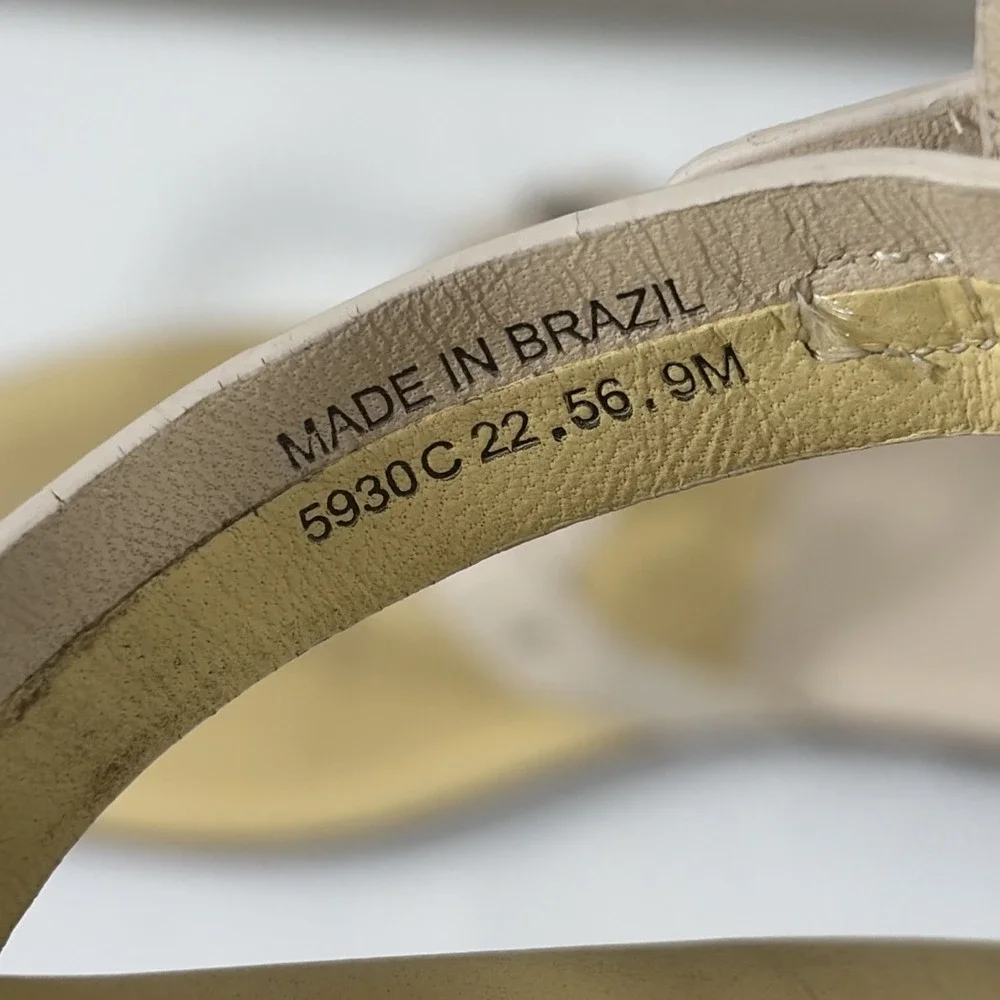 TORY BURCH Soft Miller Sandals Bicolor Sweet Corn New Ivory‎ 9M